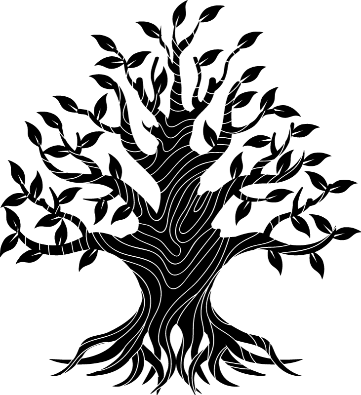 Nature vinyl rug tree of life design - TenStickers