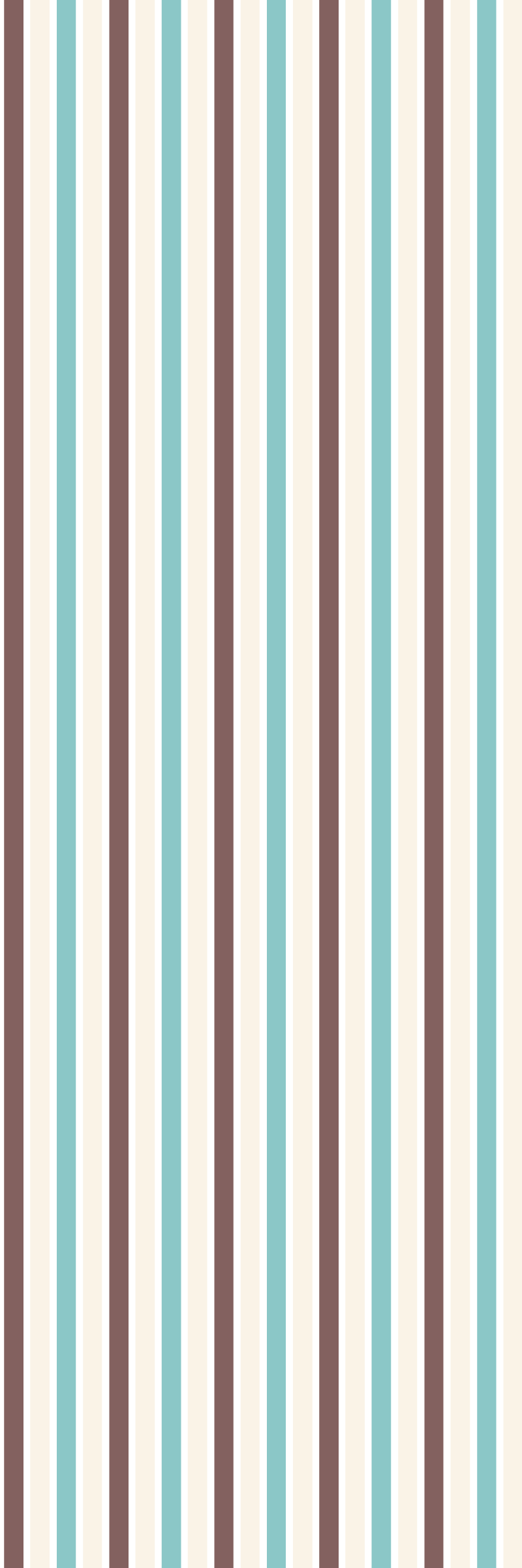Bedroom vinyl rug with retro blue and white design - TenStickers