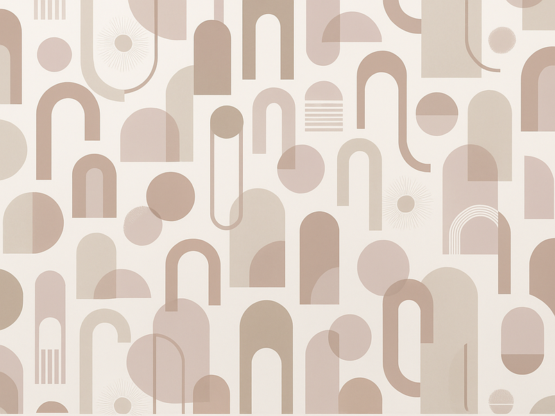 Modern pattern bedroom vinyl rug - TenStickers