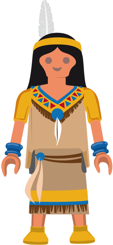 Kids vinyl rug playmobil india design - TenStickers