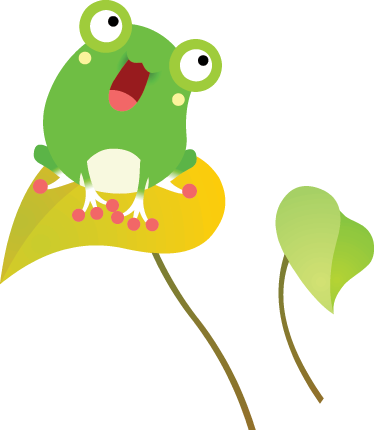 Kids vinyl rug with singing frog design - TenStickers