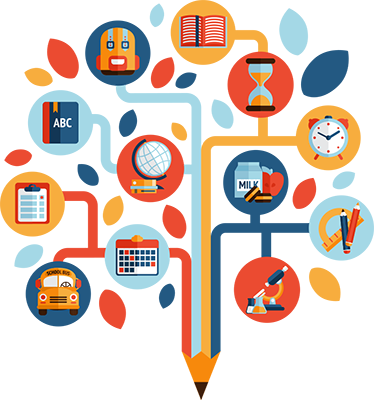 Kids vinyl rug scientific tree decorative vinyl - TenStickers