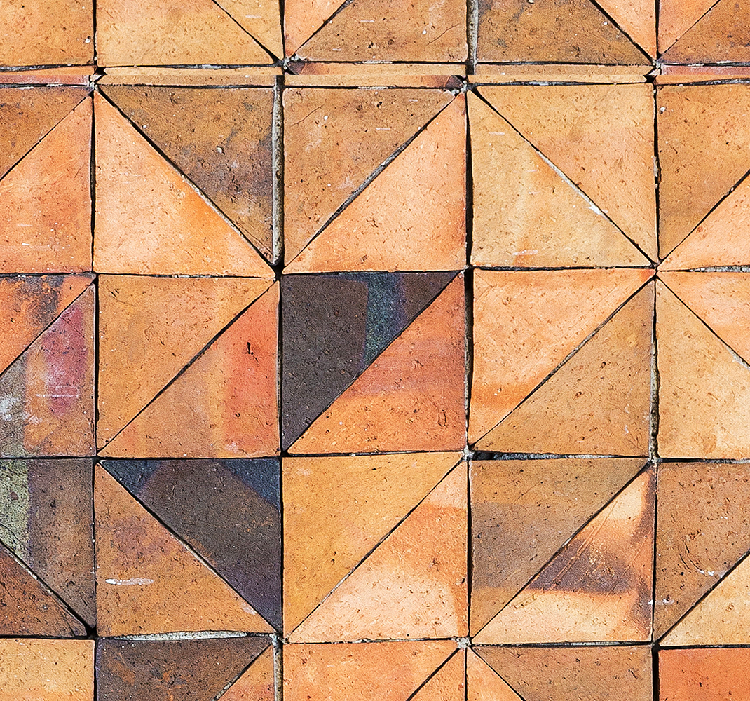 Stone vintage bathroom vinyl rug - TenStickers