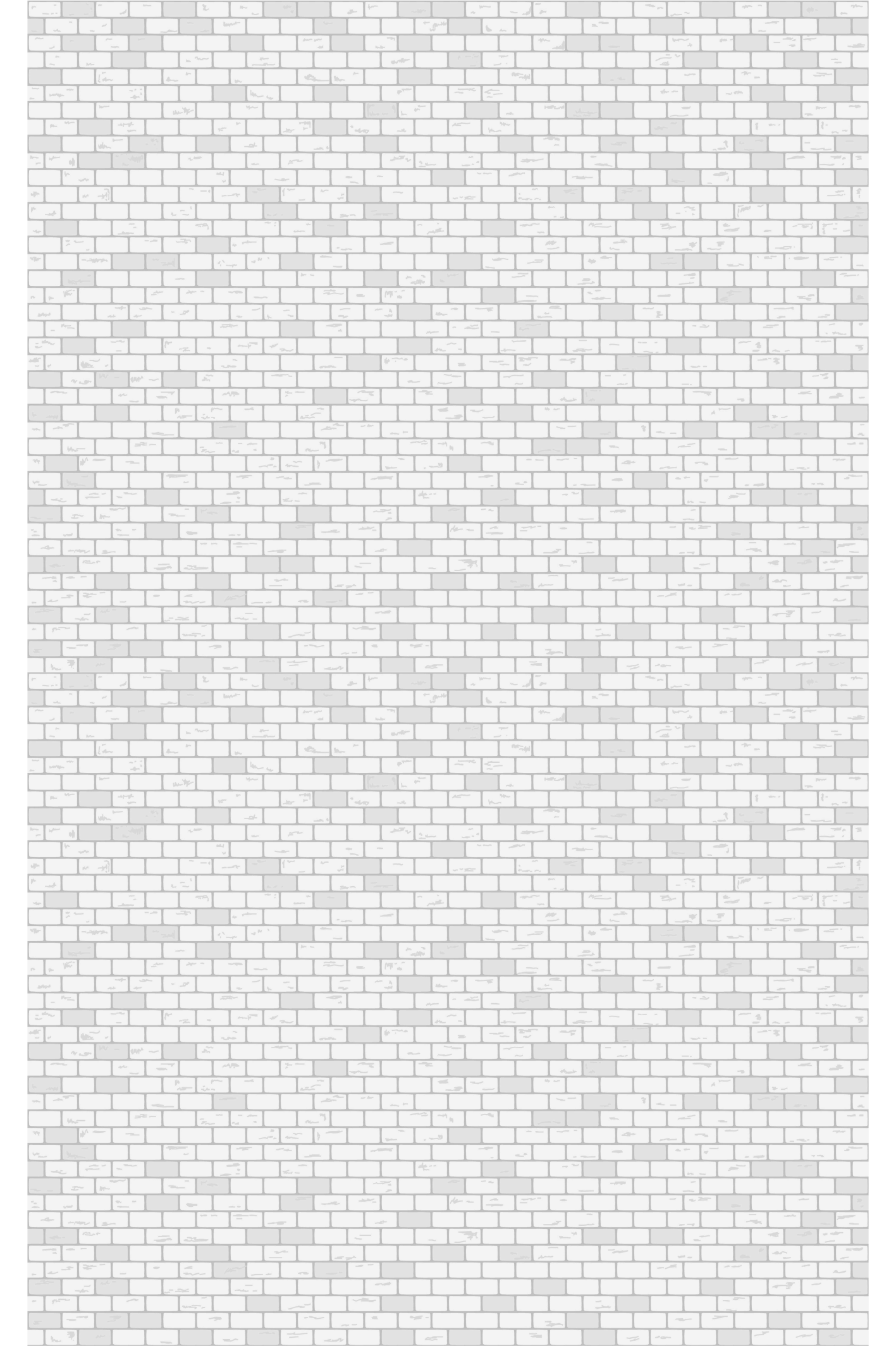 Bathroom vinyl rug with elegant brick design - TenStickers