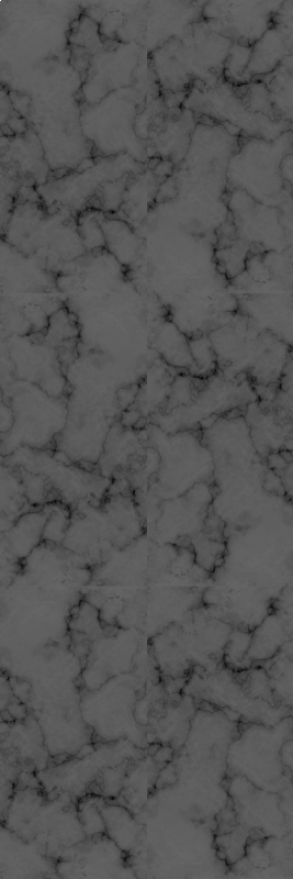 Black grungy marble bathroom vinyl rug - TenStickers