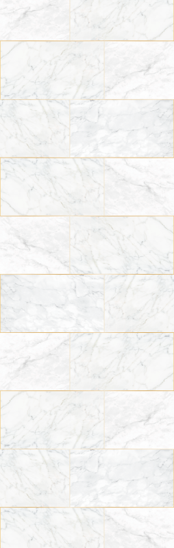 Gray tones gold marble bathroom vinyl rug - TenStickers