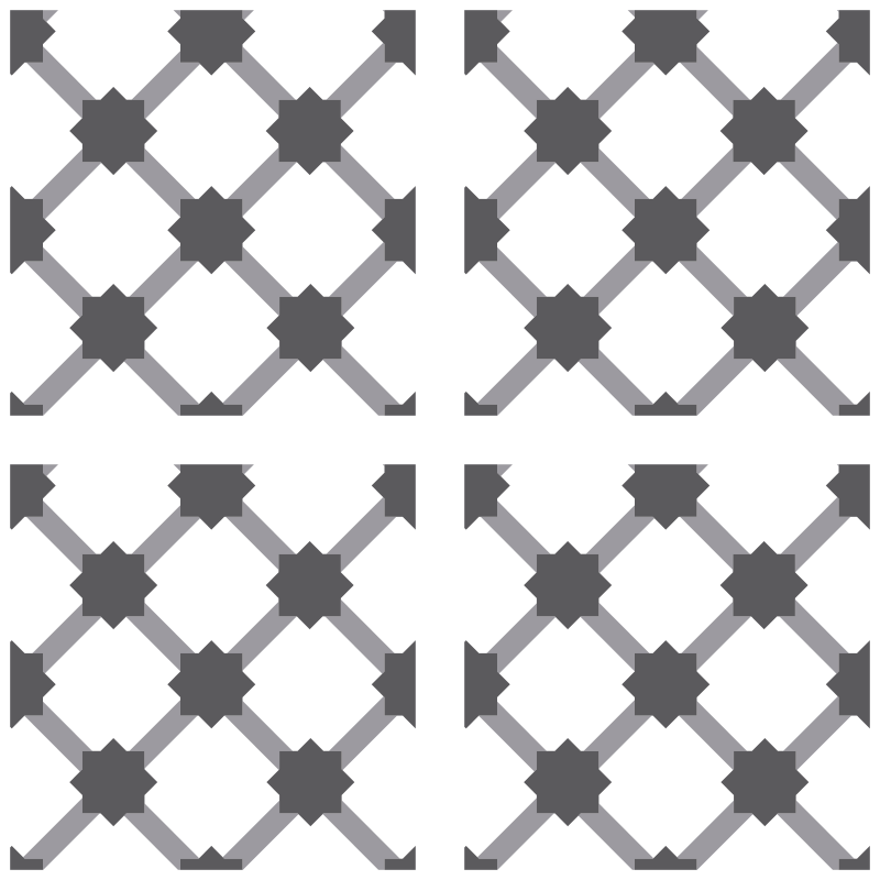 Kitchen vinyl rug retro portuguese tile sticker - TenStickers