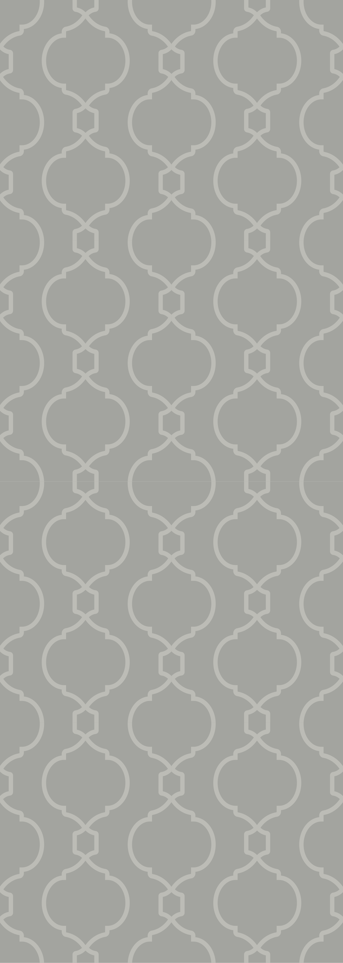 Bedroom vinyl rug in gray geometric pattern - TenStickers