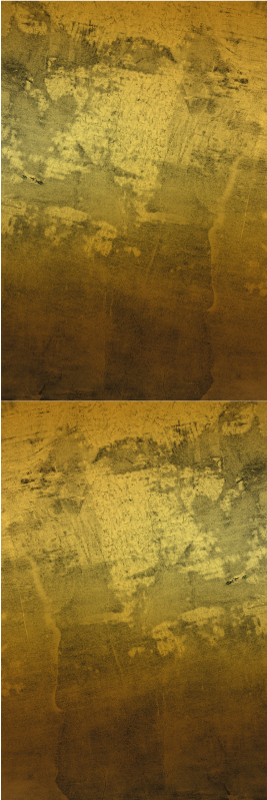 Bedroom vinyl rug with retro gold tangle pattern - TenStickers