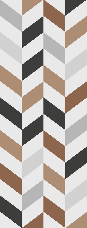Office vinyl rug colorful blocks geometric design - TenStickers