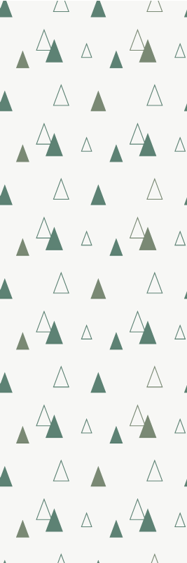 Office vinyl rug in triangles nature colors - TenStickers