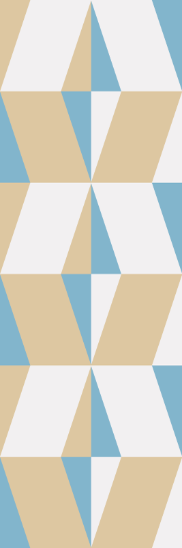 Office vinyl rug with geometric minimalist design - TenStickers