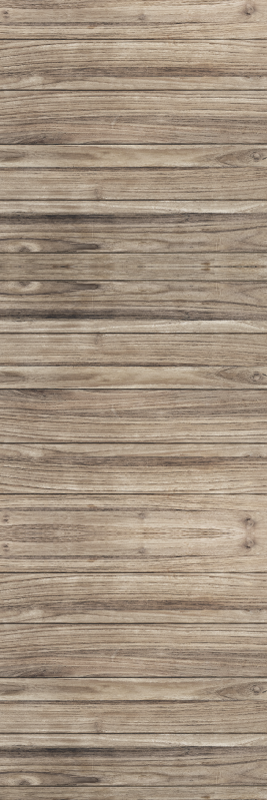 Bedroom vinyl rug in gray rustic wood planks - TenStickers