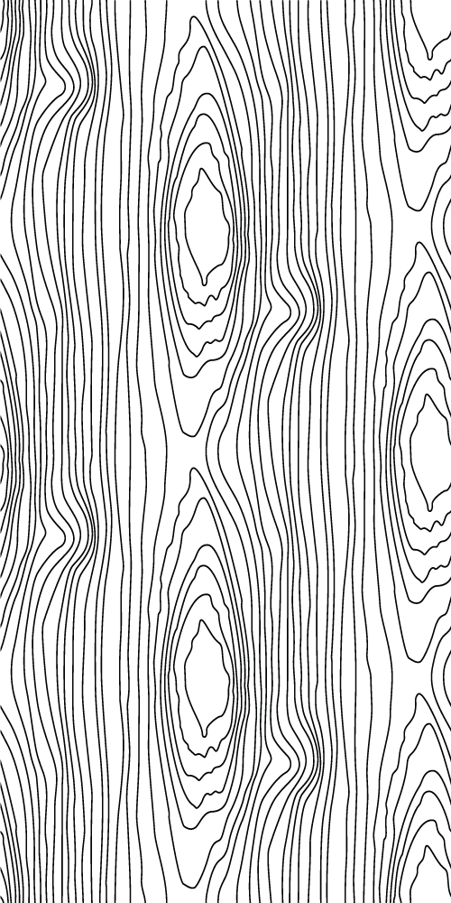Bedroom vinyl rug in black nature stripes - TenStickers