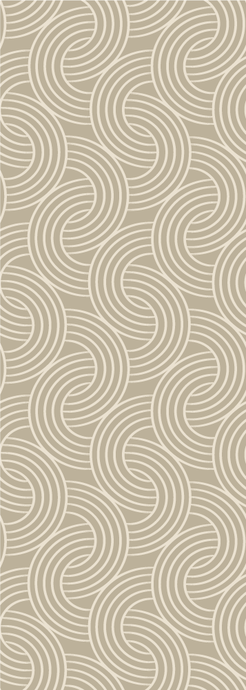 Scandinavian vinyl rug in minimalistic beige pattern - TenStickers