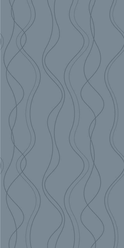 Scandinavian vinyl rug in blue art design - TenStickers
