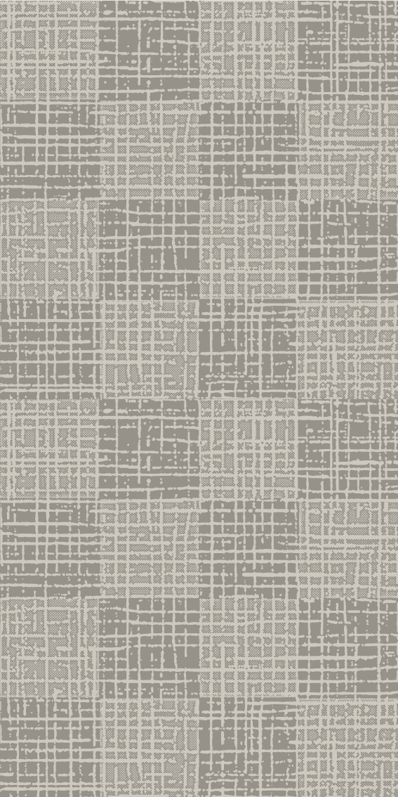 Scandinavian vinyl rug in ash gray square pattern - TenStickers