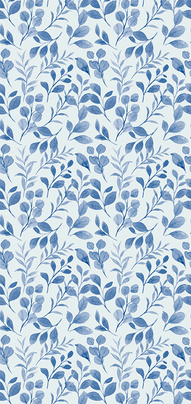 Faded leaves nostalgia nature vinyl rug - TenStickers