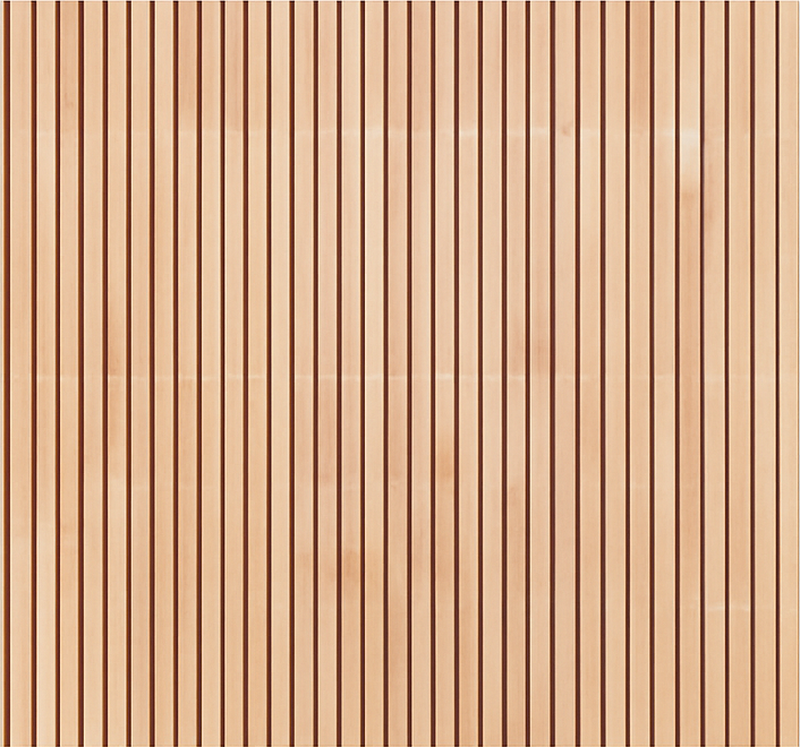 Textured vinyl rug vertical light cedar slats - TenStickers