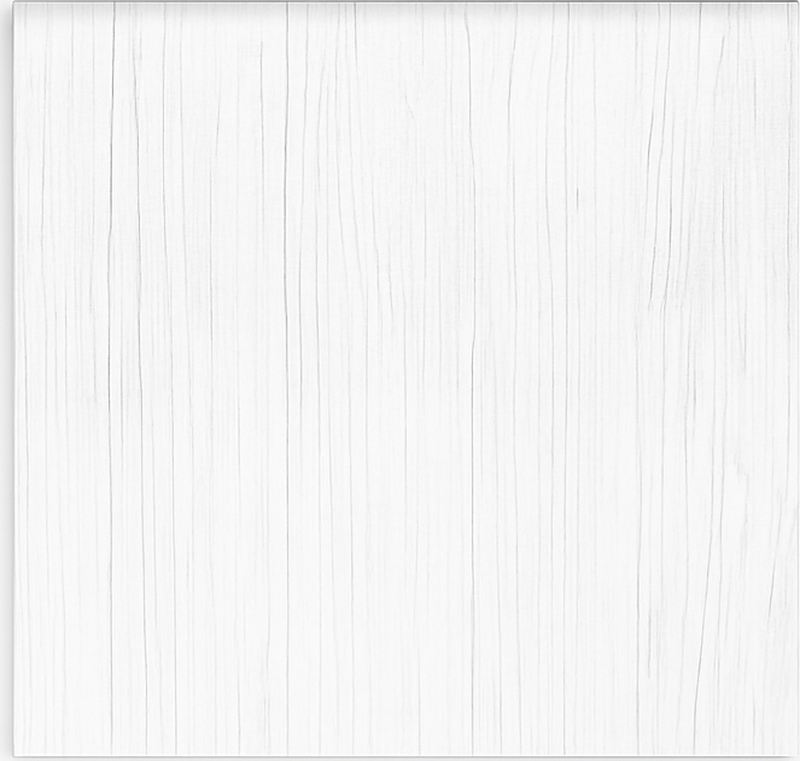 Textured vinyl rug pure white vertical timber - TenStickers