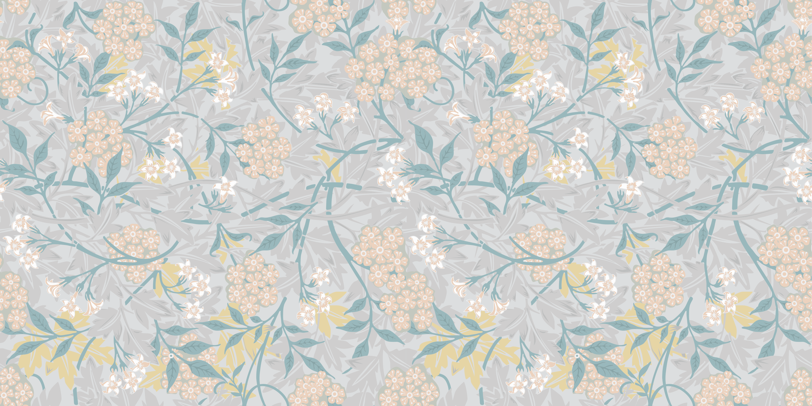 Vintage vinyl rug with 80's floral elegance - TenStickers