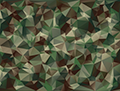 Textured vinyl rug with camouflage pattern - TenStickers