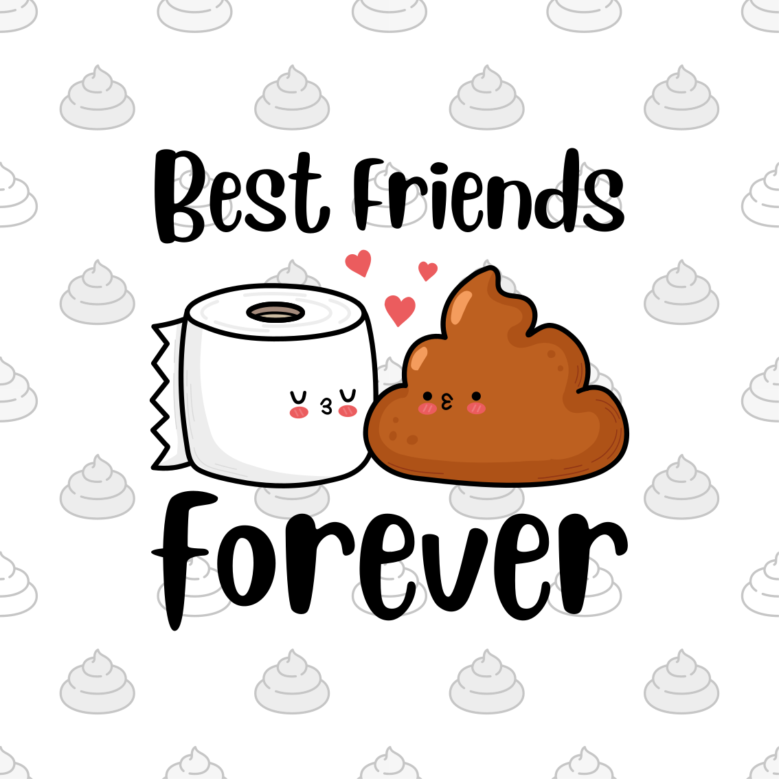 Custom rug with humorous bathroom quote design - TenStickers