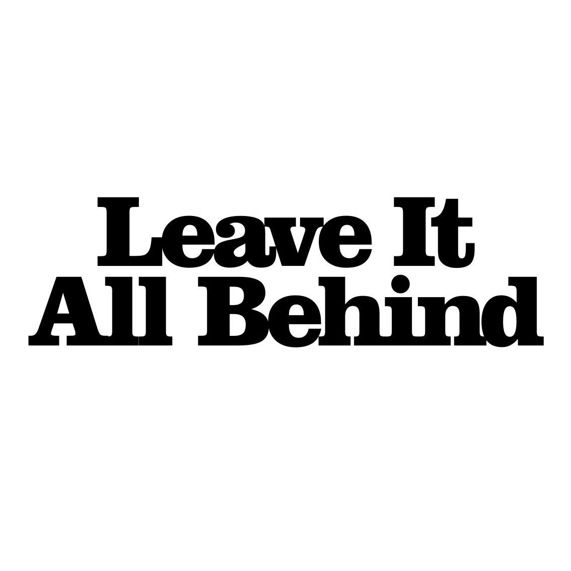 Custom rug leave all your worries behind - TenStickers