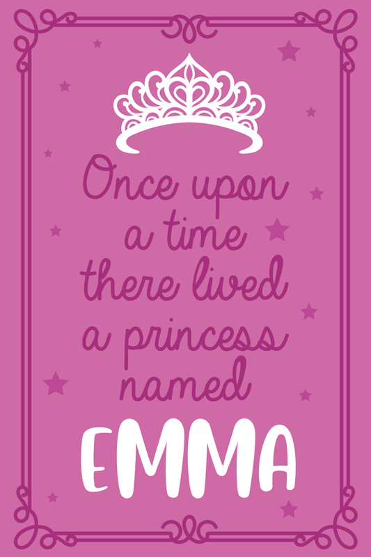 Custom rug princess personalized - TenStickers