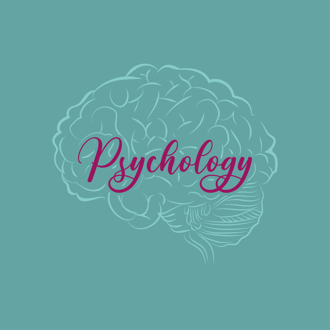 Custom rug psychology brain - TenStickers