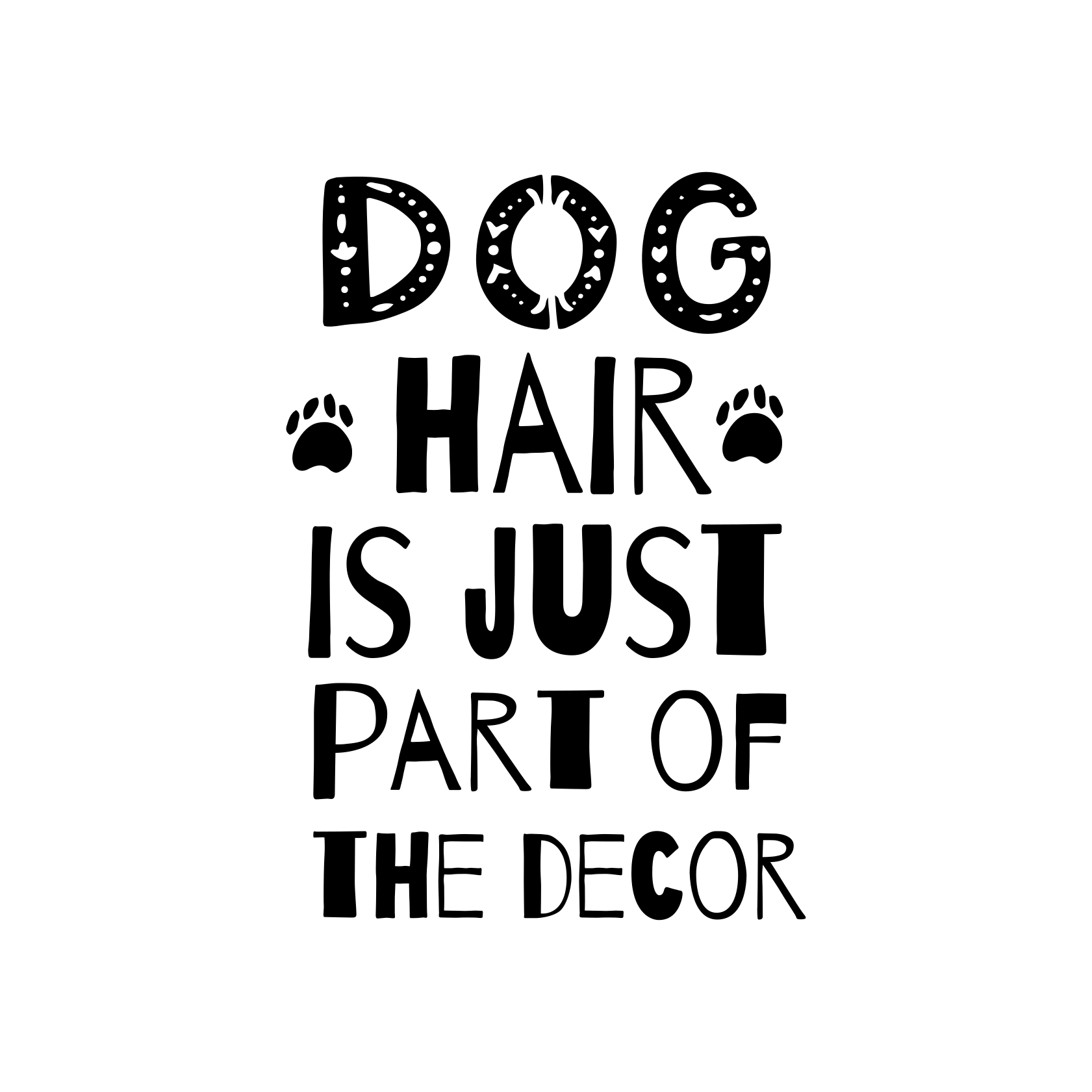 Custom rug dog hair is simply part of the decor - TenStickers