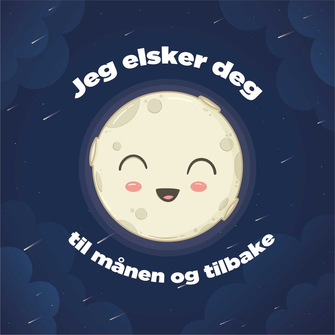 Custom rug i love you to the moon and back - TenStickers