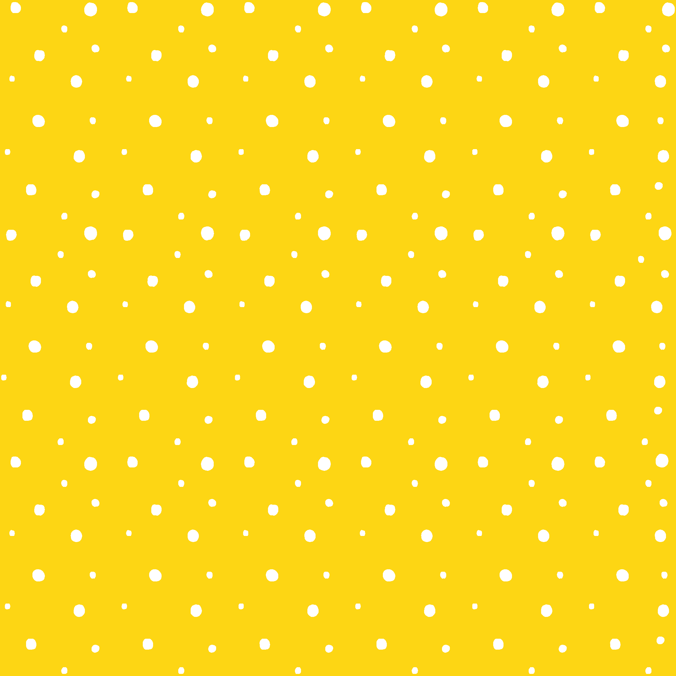 Yellow vinyl rug with circle pattern - TenStickers