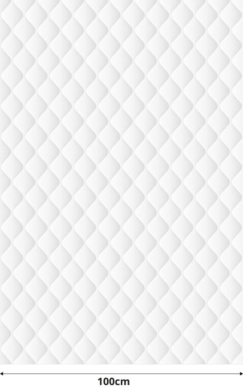 White vinyl rug with cushioned texture - TenStickers