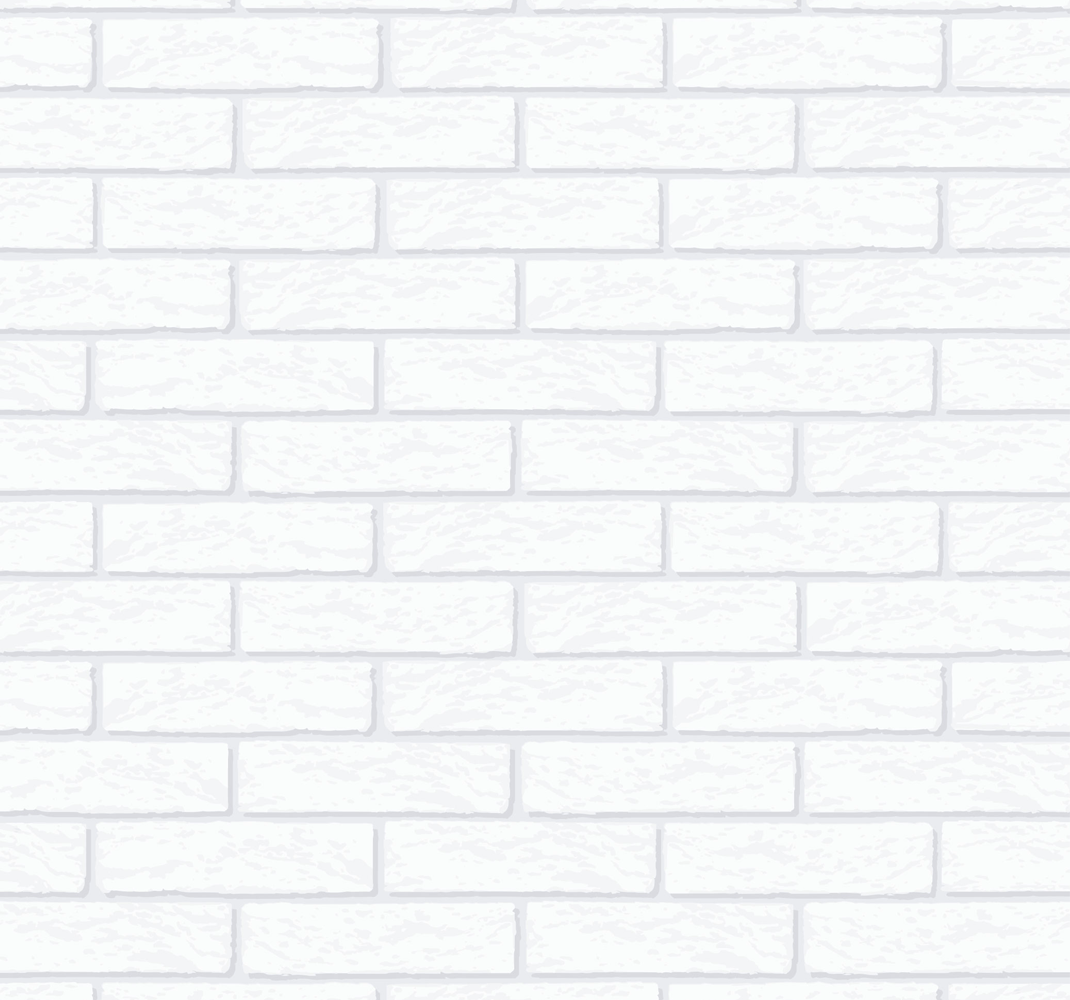 White brick pattern white vinyl rug - TenStickers