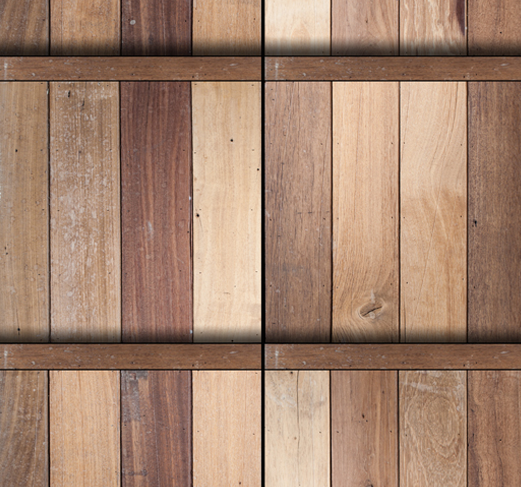 Brown vinyl rug for calming brown decor - TenStickers