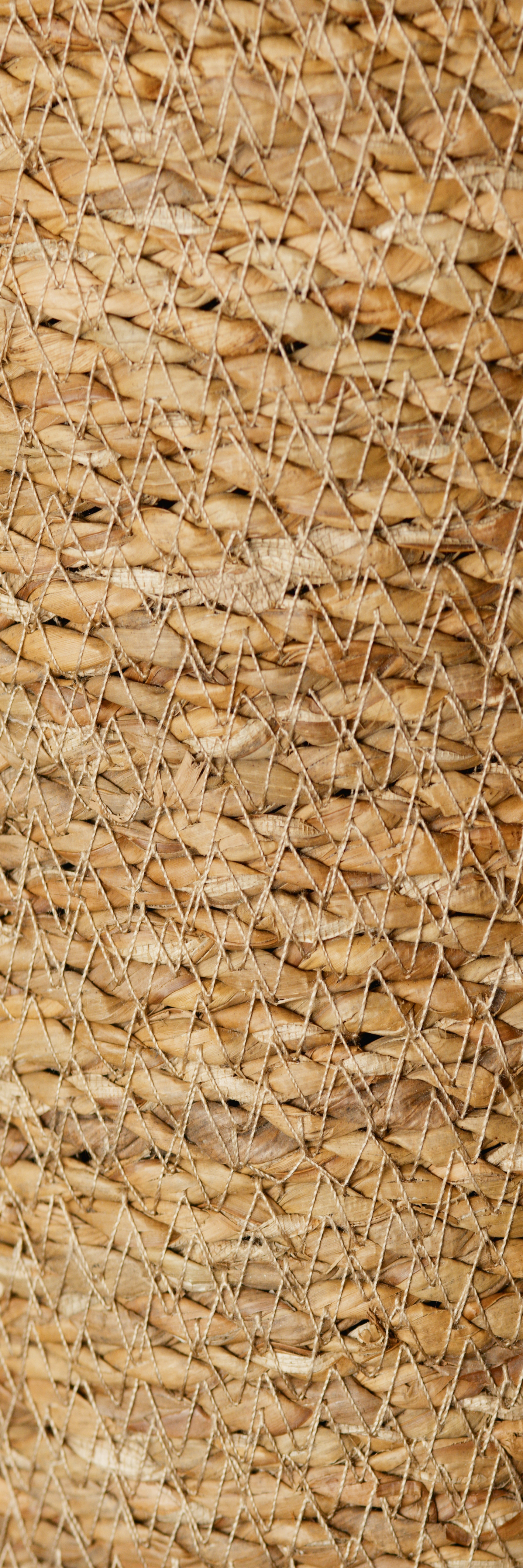 Brown vinyl rug in light french wicker style - TenStickers