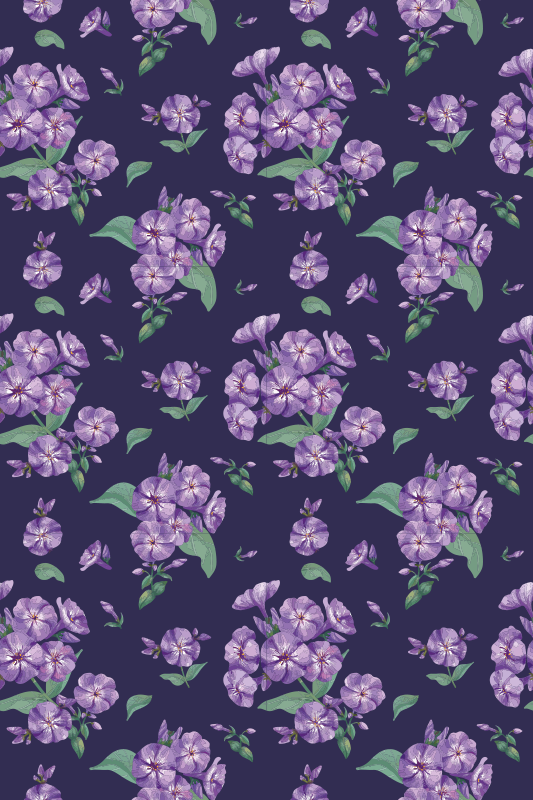 Purple vinyl rug in violet color - TenStickers