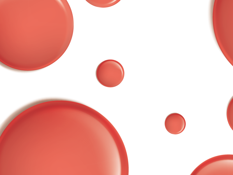 Red vinyl rug in red circle design - TenStickers