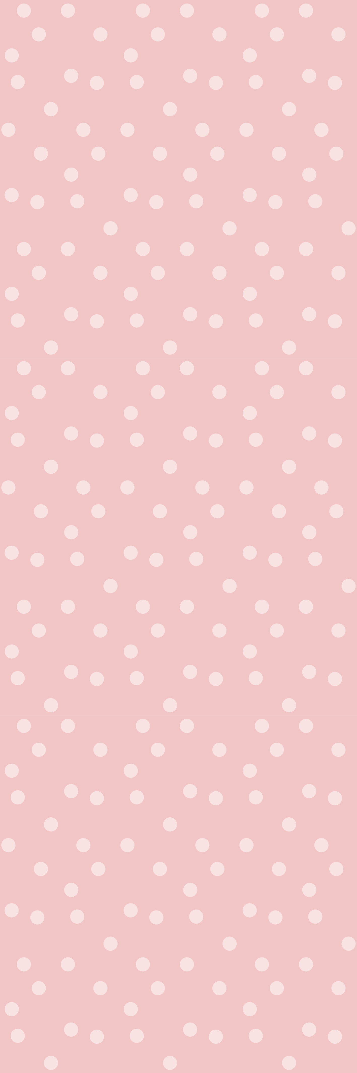 Pink vinyl rug with soft pastel dot pattern - TenStickers