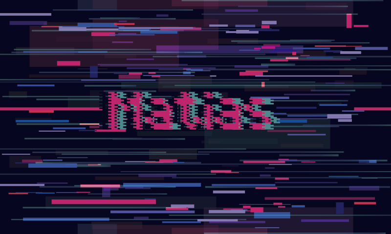 Modern glitch carpet with name - TenStickers