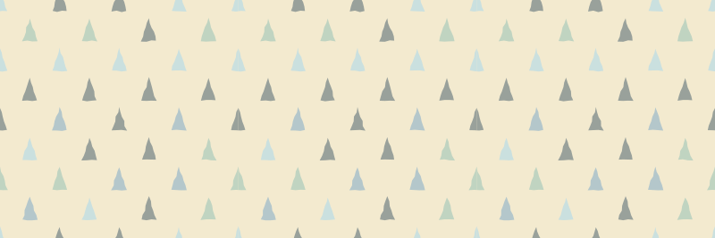 Gorgeous triangles scandinavian style vinyl rug - TenStickers