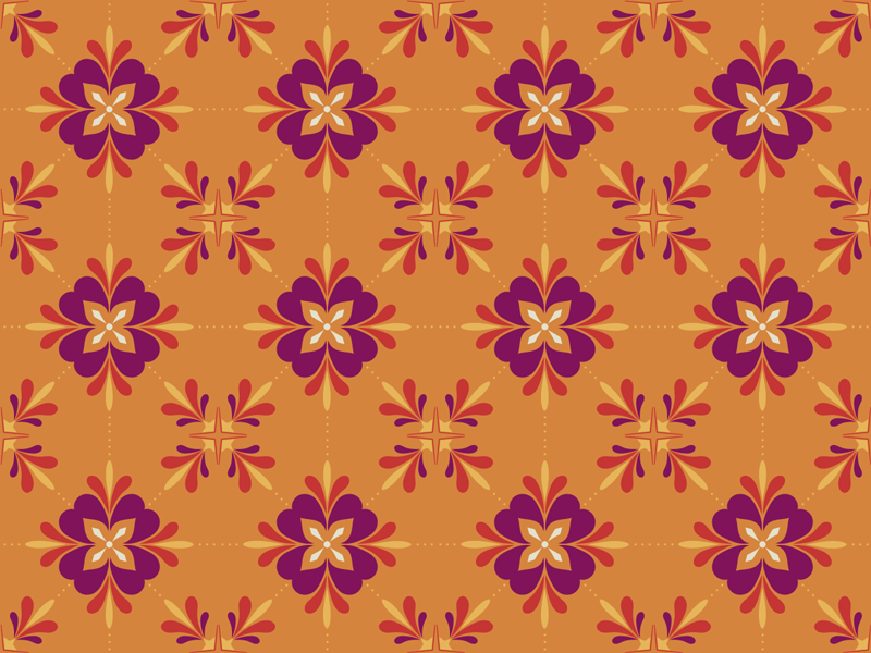 Gorgeous colorful tiles vinyl kitchen mat - TenStickers