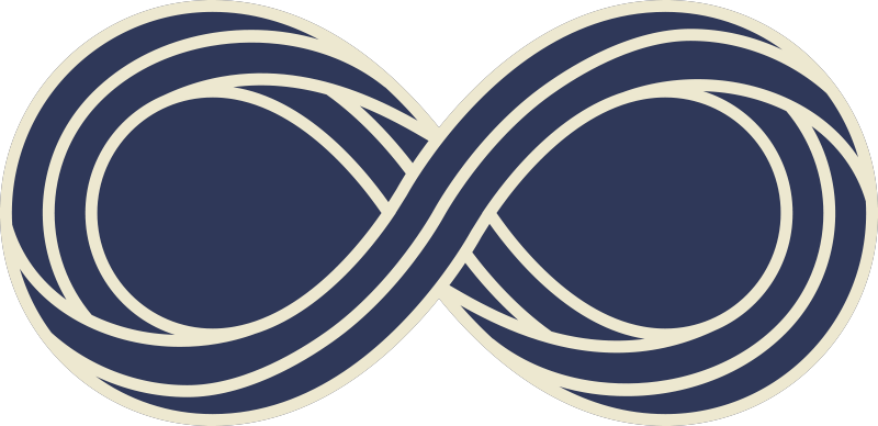 Infinity Symbol modern rug - TenStickers