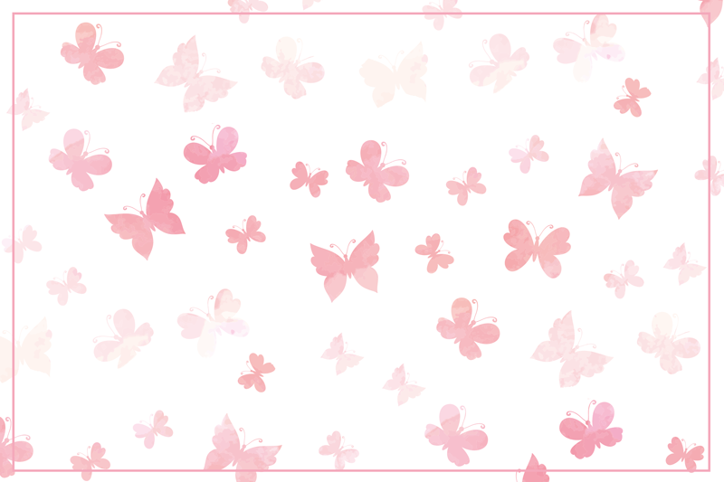 Pink butterflies pink rug - TenStickers