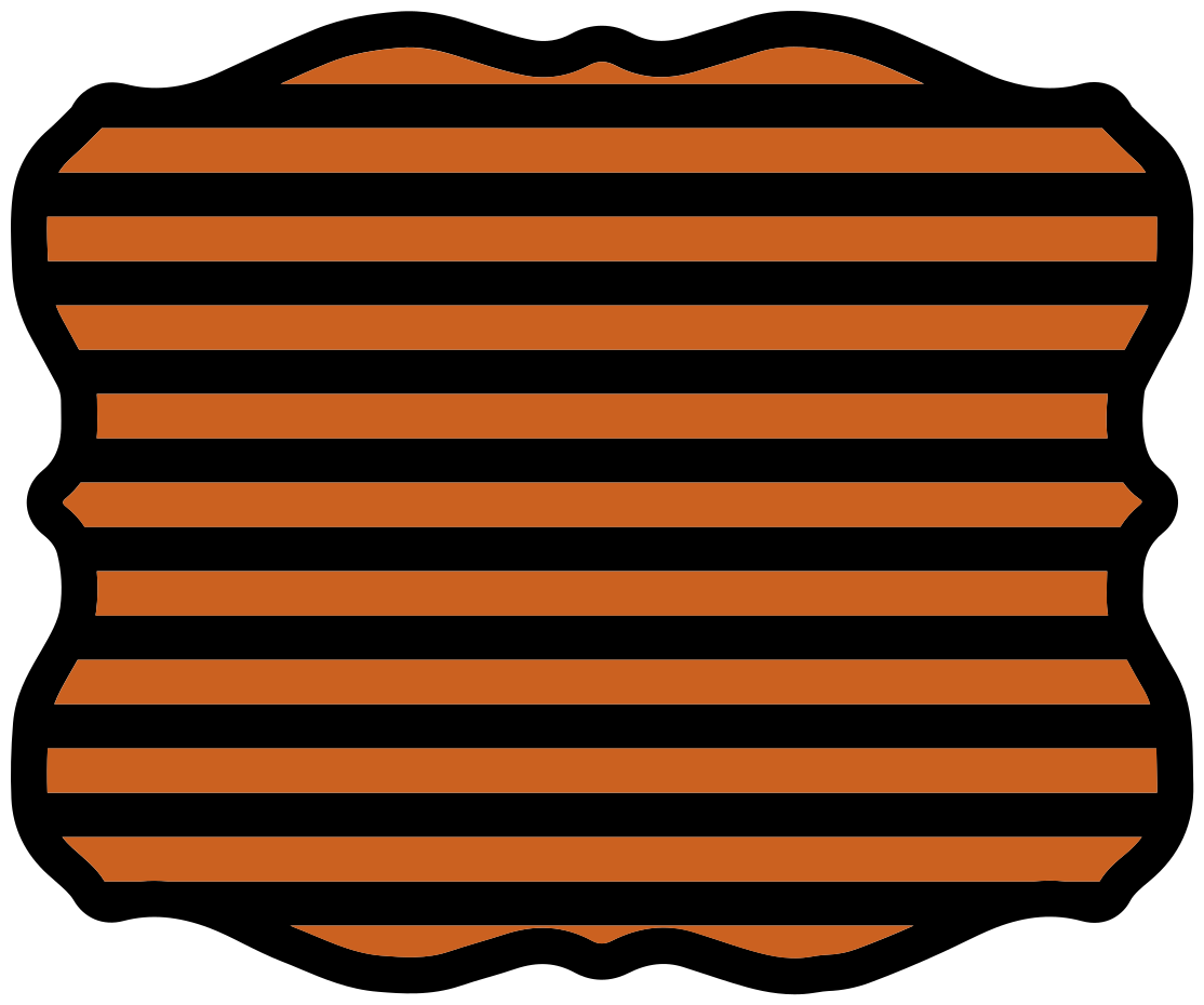 Halloween Stripes halloween vinyl rug - TenStickers