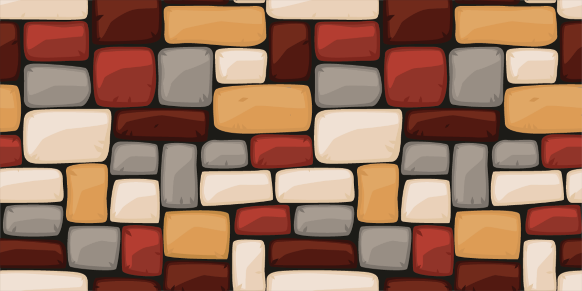 Mosaic Texture Blend textured vinyl rug - TenStickers