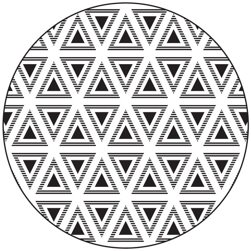 triangles of truth geometric rugs - TenStickers