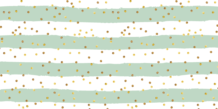 Striped Polka Dots striped vinyl rug - TenStickers