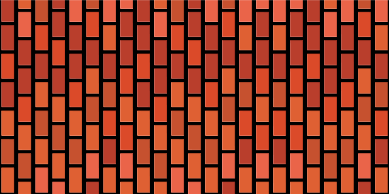Brick wall texture carpet - TenStickers